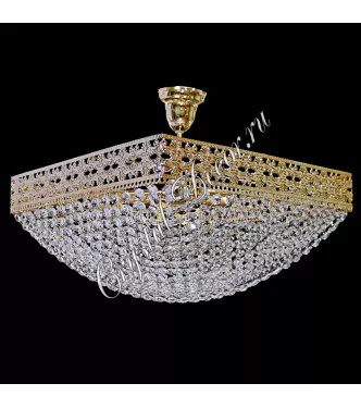 Люстра хрустальная Квадрат Италия 18 "Сетка" Люстра хрустальная Квадрат Италия 18 "Сетка"